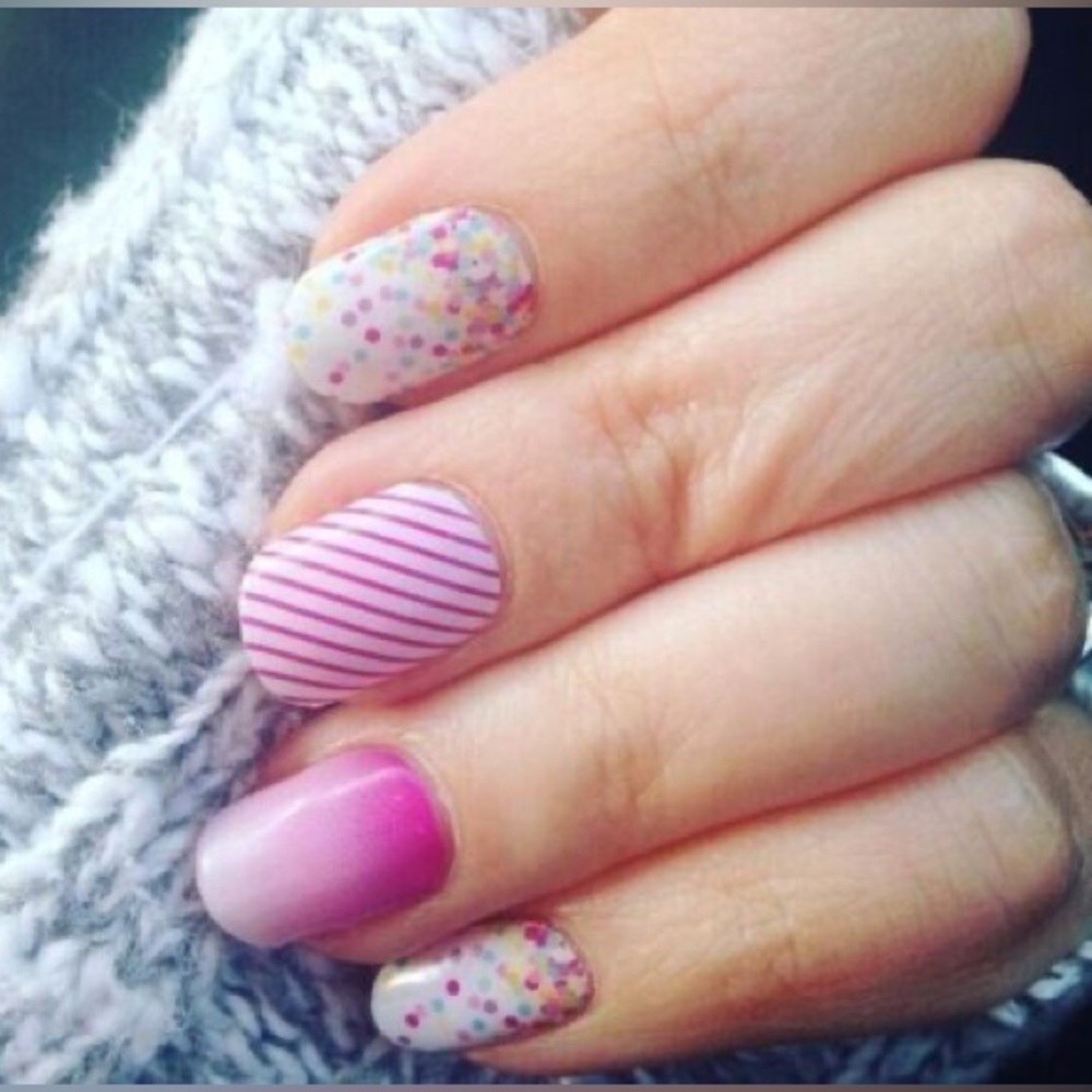 Jamberry nail wraps- Happy Birthday full sheet - Picture 1 of 3